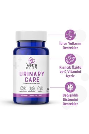 Urinary Care Tablet 75’li (KEDİ VE KÖPEKLER IÇİN IDRAR SAĞLIĞI DESTEĞİ)