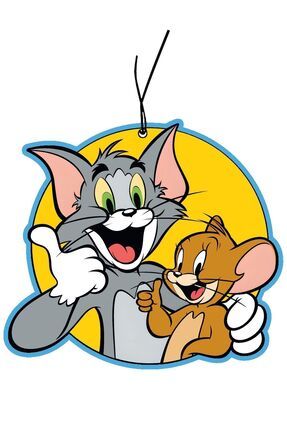 Tom Ve Jerry Tasarımlı Parfüm Esanslı Dekoratif Oto, Araç, Araba Kokusu Ve Oto Aksesuarı