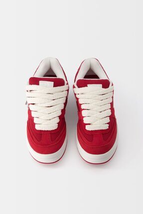 Bershka Ba c kl kontrast skater spor ayakkab Fiyat Yorumlar Trendyol