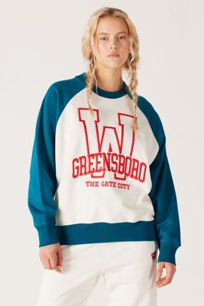 Off White Sweatshirtler ile Sokak Modas na
