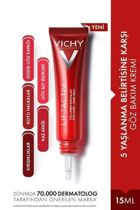 Liftactiv Collagen Specialist Yaşlanma Belirtilerine Karşı Göz Bakım Kremi 15ml