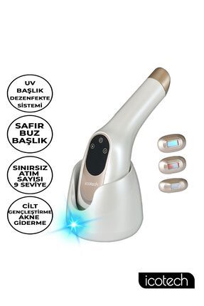 HR95 Sınırsız Atım Safir Buz Başlıklı UV Dezenfeksiyon Lazer Epilasyon Aleti