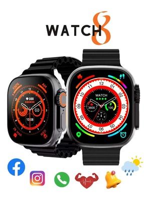 watch 8 ultra t800 akıllı saat ıos androıd uyumlu bluetooth kablosuz sarj