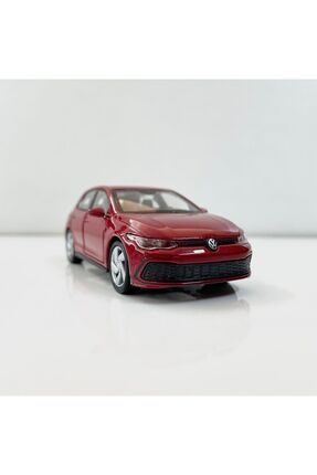 Volkswagen Golf 8 GTI 1/36 Ölçek Welly Diecast Metal Model Araba Oyuncak Araba Çek Bırak Araba