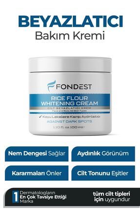 Cilt Beyazlatıcı Aydınlatıcı Leke Karşıtı Bakım Kremi 100 ml