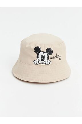 LCW baby Mickey Mouse Baskılı Erkek Bebek Bucket Şapka