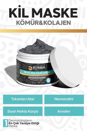 Collagen Karma yağlı & siyah nokta akne karşıtı kömür kil maskesi 150 ml