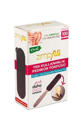 Tek Kullanımlık Pedikür Törpüsü Oval 100 Adet