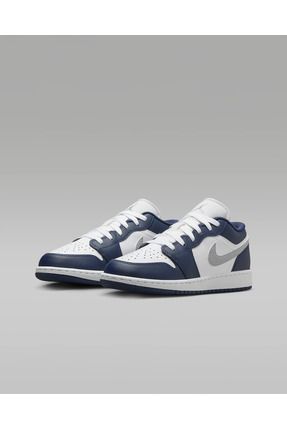 Nike Air Jordan 1 Low Midnight Navy Wolf Grey Kad n Spor Ayakkab Fiyat Yorumlar Trendyol