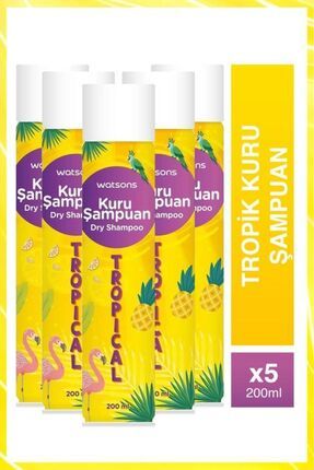 Tropik Kuru Şampuan 200 ml 5 Adet