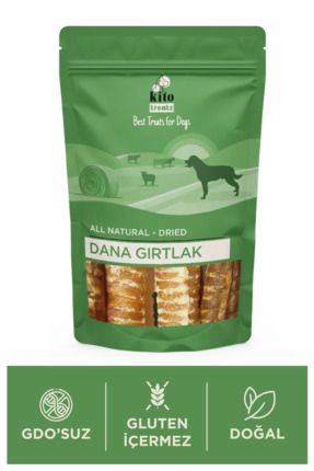 Dana Gırtlak Çiğnemelik Köpek Ödül Maması %100 Doğal, Glutensiz, Organik 100 gr