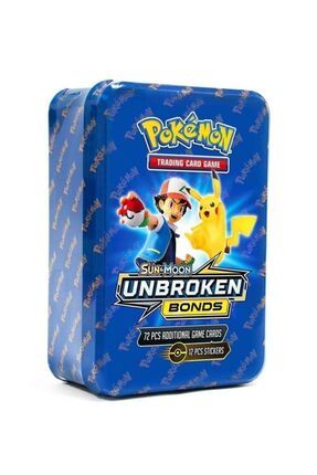 72li 24 Sticker Oyun Kartı Karton Kutu Sun Moon Unbroken Bonds