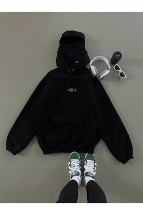 OTAKU Unisex Kar Maskeli Kapu onlu Oversize Sweatshirt Fiyat Yorumlar Trendyol