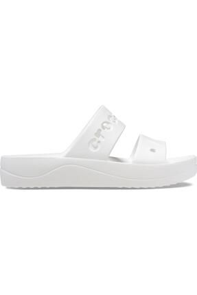 Crocs Baya Platform Sandal Kad n Terlik 208188 100 White Fiyat Yorumlar Trendyol