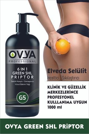 Anti Selülit G5 Masaj Yağı Green Shl Priptor 1000ml