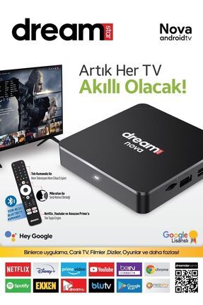 Nova 4k Android 12 Tv - Lisanslı Android 32gb Hafıza