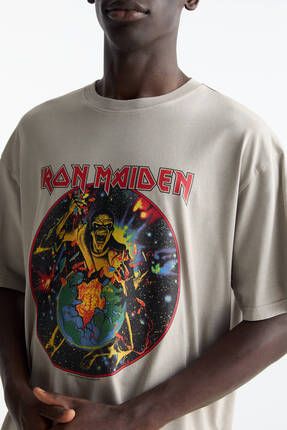 Pull Bear Iron Maiden t shirt Fiyat Yorumlar Trendyol
