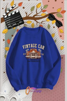 Vintage Sweatshirt Modelleri kl Yakalay n