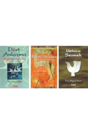 Dört Anlaşma - Ustaca Sevmek - Beşinci Anlaşma - Don Miguel Ruiz 3 Kitap Set