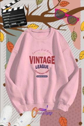 Vintage Sweatshirt Modelleri kl Yakalay n