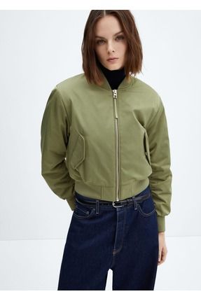 Oversize bomber ceket