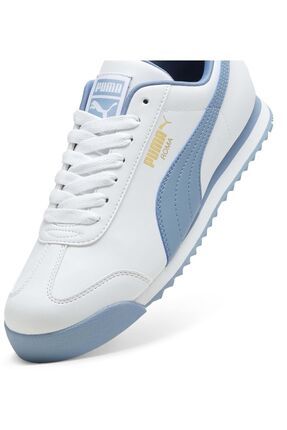 Puma Roma Basic 369571 52 Unisex Spor Ayakkab Beyaz mavi Fiyat Yorumlar Trendyol