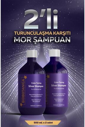 Silver Turunculaşma Karşıtı Mor Şampuan 2 X 500 Ml ( 2 Adet )