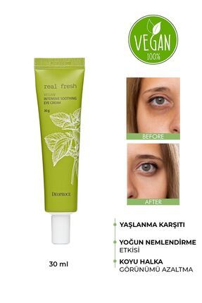 Doğal Içerikli Koyu Halka Ve Yaşlanma Karşıtı Nemlendirici Vegan Göz Bakım Kremi 30ml