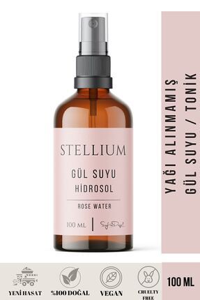 Gül Suyu Hidrosol %100 Doğal Tonik, Yağı Alınmamış 100 ml