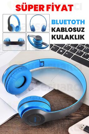 Kablosuz Mikrofonlu Kulaklık, Spor Oyun Yürüyüş Ders Kulaklığı, Telefonla Konuşma, Hafif Ergonomik