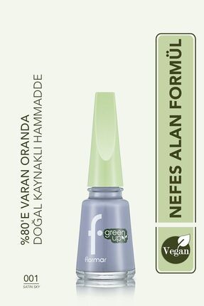 Parlak Bitişli Nefes Alabilen Vegan Oje-green Up Nail Enamel-001 Satın Sky-4251903323987