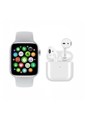 Orjinal Iphone Ve Android Uyumlu (w26 ) Watch 6 Plus Türkçe Akıllı Saat I12 Bluetooth Kulaklık