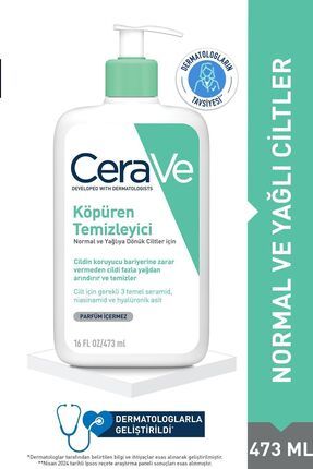 Köpüren Temizleyici Seramid Içerikli Normal & Yağlı Ciltler Yüz Vücut 473 ml