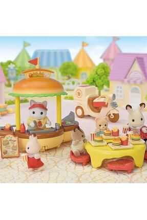 Sylvanian families hamburger shop shop