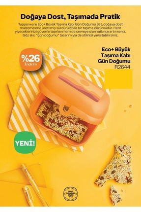 Eco Büyük Taşıma Kabı Beslenme Kabı Gündoğumu