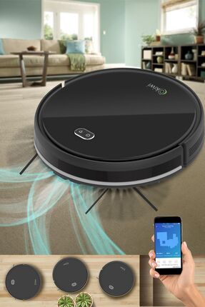 Akıllı Robot Süpürge Islak Kuru Robot Vacuum Mop Kvc-4090