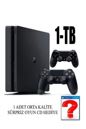 Sony Ps4 1 Tb Slim Kasa 2 Adet Sıfır V2 Kol Teşhir Ürün 12 Ay Garanti