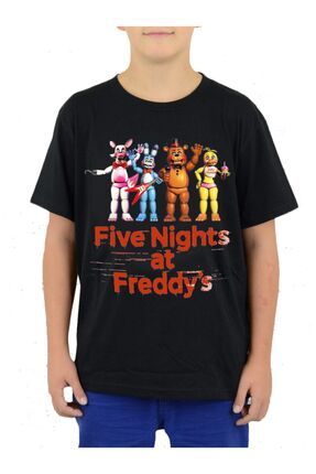 TakeTshirt Five Nights At Freddys Cocuk Ti ort Siyah Fnaf Ti ort Fiyat Yorumlar Trendyol