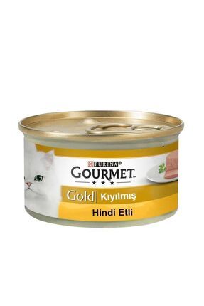 Gold Kıyılmış Hindili Kedi Konservesi 85g