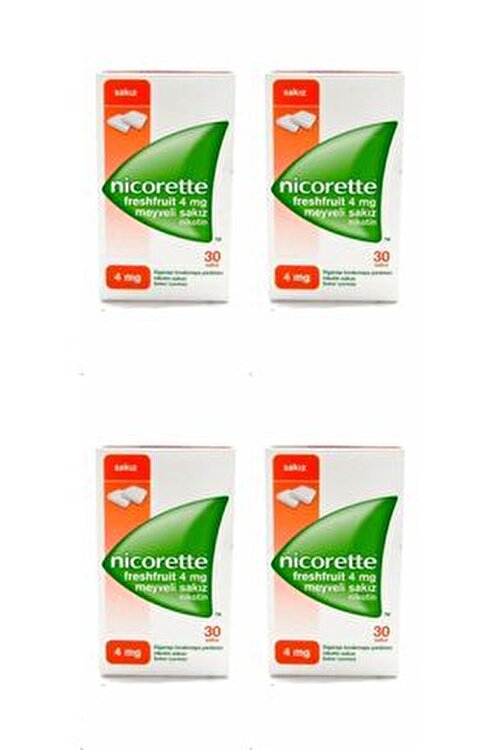 Nico Nikotin Sakızı 4 Mg Meyveli 30 x 4