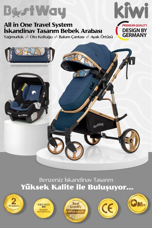 Kiwi Bestway All In One Travel Sistem Iskandinav Tasarim Bebek Arabasi Oto Koltugu Bakim Cantasi Fiyati Yorumlari Trendyol