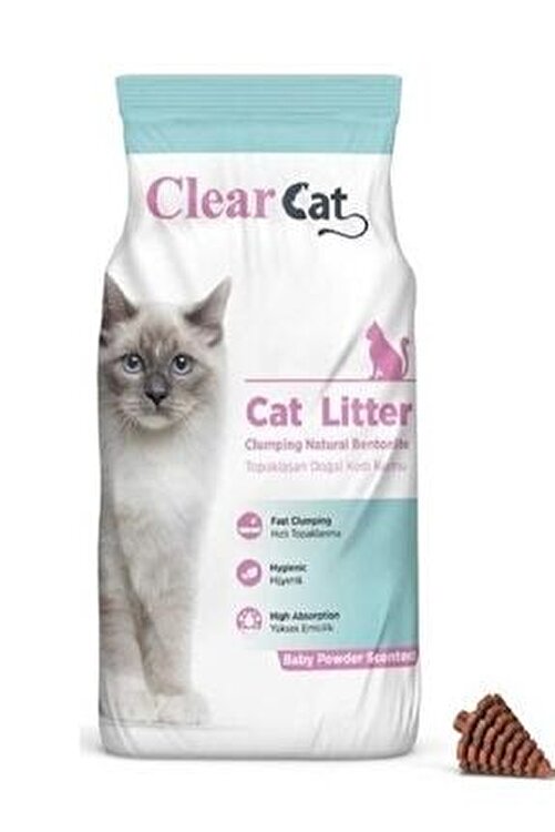 Clear Cat Bentonit Kedi Kumu Bebek Pudrasi Kokulu 5 Kg Fiyati Yorumlari Trendyol