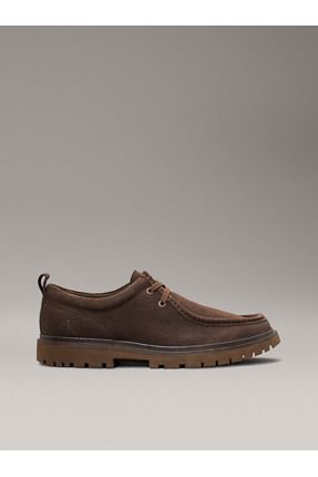 Calvin Klein Suede Apron Toe Lace Up Shoes Fiyat Yorumlar Trendyol