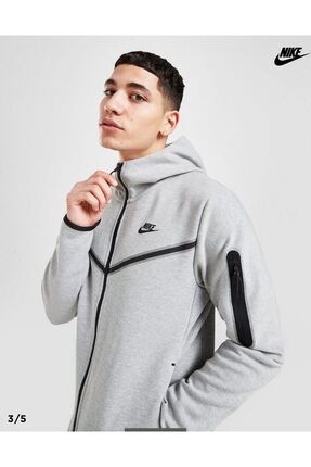 Nike Sportswear Tech Fleece Full Zip Hoodie Gri Erkek Sweatshirt Fiyat Yorumlar Trendyol
