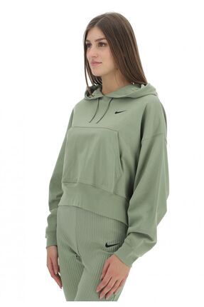 Nike Sportswear Oversized Statement Jersey Pullover Hoodie Ye il Kad n Sweatshirt Fiyat Yorumlar Trendyol