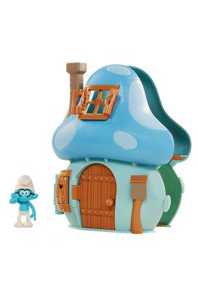 Jakks Pacific Şirinler Kayıp Köy Bilgin Şirin Mantar Evi Oyun Seti