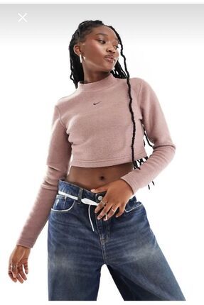 Sweat crop top nike shop