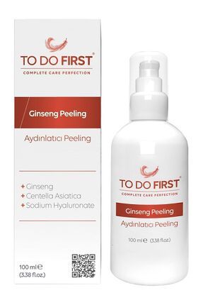 Ginseng Özlü Aydınlatıcı Yüz Peelingi Ölü Derilerden Arındırıcı Gözenek Temizleyici 100 ml