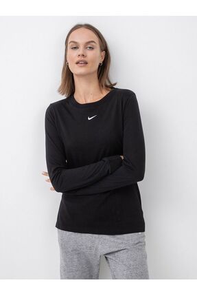Nike Sportswear Essentials Long sleeve Kad n Ti ort Dc9833 010 Fiyat Yorumlar Trendyol