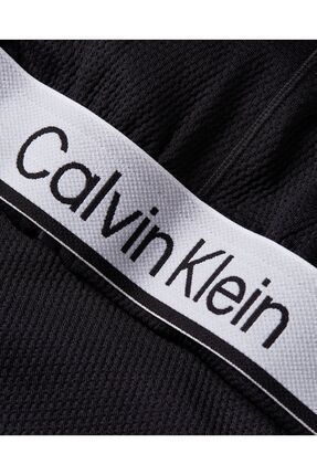 Calvin Klein Kad n Marka Logolu Kapu onlu Full Fermuarl Nemi Emen Cabuk Kuruyan Kuma l Rahat Uyumlu Gunluk Kull
